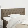 Image de vidaXL Tête de lit avec oreilles - Taupe