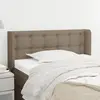 Image de vidaXL Tête de lit avec oreilles - Taupe