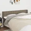 Image de vidaXL Tête de lit avec oreilles - Taupe