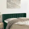 Image de VIDAXL Tête de lit avec oreilles - Vert foncé