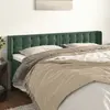 Image de vidaXL Tête de lit avec oreilles 3119259 - Vert foncé