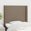 Image de vidaXL Tête de lit - Taupe