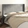 Image de Vidaxl Tête de lit avec oreilles - Gris clair