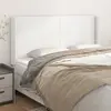 Image de Vidaxl vidaXL Tête de lit avec oreilles - Blanc Similicuir
