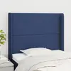 Image de VidaXL Tête de lit avec oreilles Bleu