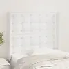 Image de VIDA XL Tête de lit avec Oreilles - Blanc