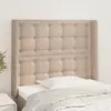 Image de vidaXL Tête de lit avec oreilles Cappuccino