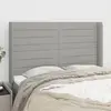 Image de vidaXL - Gris clair 147x16x118/128 cm
