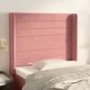Image de vidaXL Tête de lit avec oreilles - Rose