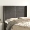 Image de vidaXL Headboard with Ears - Dark Grey