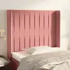 Image de vidaXL Tête de lit avec oreilles - Rose