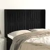 Image de vidaXL Tête de lit avec oreilles - Noir
