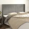 Image de Vidaxl Tête de lit avec oreilles - Gris clair