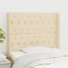 Image de VidaXL Tête de lit avec oreilles - Crème