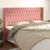 Image de vidaXL Tête de lit avec oreilles - Rose