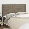 Image de vidaXL Tête de lit avec Oreilles - Taupe