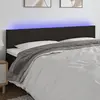 Image de Vidaxl Tête de lit à LED - Noir
