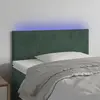 Image de vidaXL Tête de lit LED 80x5x78 cm - Vert Foncé
