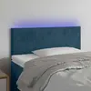 Image de vidaXL Tête de lit à LED - Bleu foncé