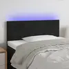 Image de vidaXL Tête de lit à LED - Noir