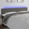 Image de vidaXL LED Headboard - Grey