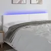 Image de vidaXL Tête de lit LED - Blanc