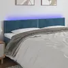 Image de vidaXL LED 180 cm Bleu foncé