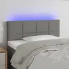 Image de VIDAXL Tête de lit à LED Gris foncé