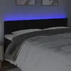 Image de vidaXL Tête de lit à LED - Noir 180 cm