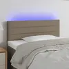Image de vidaXL Tête de lit à LED - Taupe