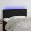 Image de vidaXL Tête de lit à LED - Noir