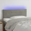 Image de vidaXL Tête de lit LED - Gris clair
