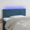 Image de vidaXL Tête de lit à LED - Bleu foncé