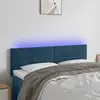Image de Vidaxl Tête de lit à LED 144x5x78/88 cm - Bleu foncé