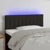 Image de vidaXL Tête de lit LED - Noir