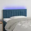 Image de vidaXL Tête de lit à LED Bleu foncé