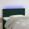 Image de VidaXL Tête de lit à LED - Vert foncé