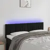 Image de vidaXL Tête de lit à LED - Noir