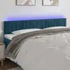 Image de vidaxl Tête de lit à LED - Bleu foncé