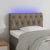 Image de VIDAXL Tête de lit à LED 80 cm - Taupe