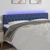 Image de Tête de lit vidaXL à LED - Bleu