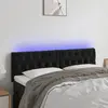 Image de vidaXL Tête de lit à LED - Noir