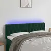 Image de vidaXL Tête de lit à LED - Vert foncé