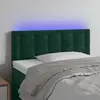 Image de Vidaxl Tête de lit à LED - Vert foncé