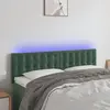 Image de vidaXL Tête de lit à LED - Vert foncé