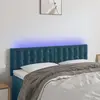 Image de vidaXL Tête de lit à LED - Bleu foncé