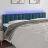 Image de vidaXL Tête de lit à LED - Bleu foncé 180 cm