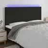Image de vidaXL Tête de lit à LED - Noir