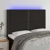 Image de vidaXL Tête de lit à LED - Noir