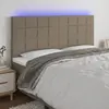 Image de VidaXL Tête de lit à LED Taupe